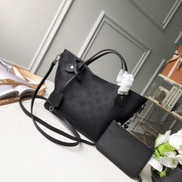 Replica Louis Vuitton Black Monogram Hina PM