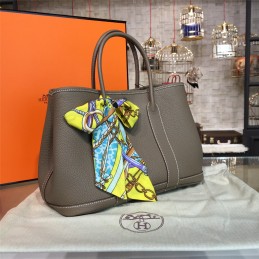 Replica Hermes Taupe Garden Party 30 Bag