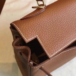 Replica Hermes Tan Beige Kelly 28 Gold Hardware Bag