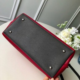 Replica Louis Vuitton Burgundy Ivory Lockme Ever MM