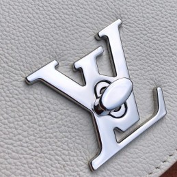 Replica Louis Vuitton Tan White Lockme Ever MM