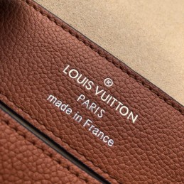 Replica Louis Vuitton Tan White Lockme Ever MM