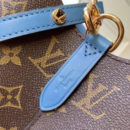 Replica Louis Vuitton Brown Monogram Blue Drawstring Neo Noe MM