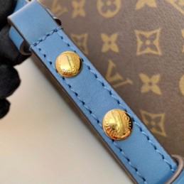 Replica Louis Vuitton Brown Monogram Blue Drawstring Neo Noe MM