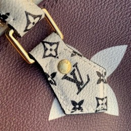 Replica Louis Vuitton Burgundy White Monogram Speedy 30