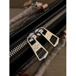 Replica Louis Vuitton Black Embossed Monogram Neo Triangle