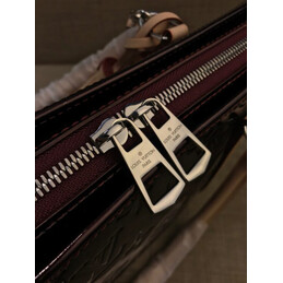 Replica Louis Vuitton Burgundy Embossed Monogram Neo Triangle