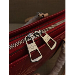 Replica Louis Vuitton Red Embossed Monogram Neo Triangle