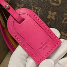 Replica Louis Vuitton Brown Monogram Multicolor Strap Lorette