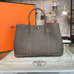 Replica Hermes Taupe Garden Party 30 Bag