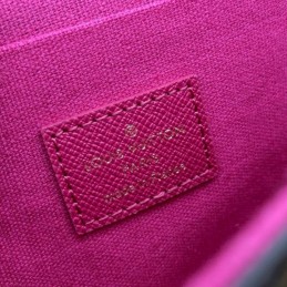 Replica Louis Vuitton Brown Monogram Love Patch Felicie Pochette