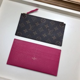 Replica Louis Vuitton Brown Monogram Love Patch Felicie Pochette