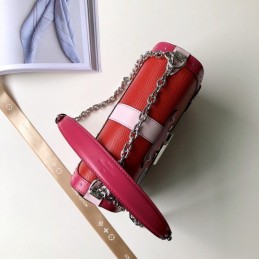 Replica Louis Vuitton Red Graphic Twist MM Trunk