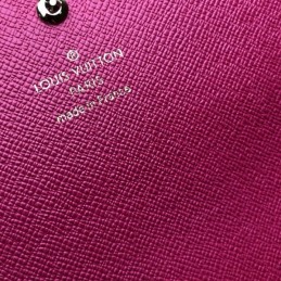Replica Louis Vuitton Brown Monogram Heart Flower Patch Sarah Wallet