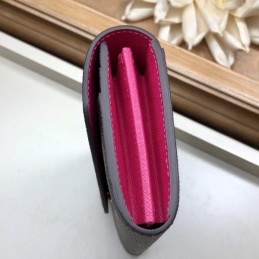 Replica Louis Vuitton Brown Monogram Heart Flower Patch Sarah Wallet