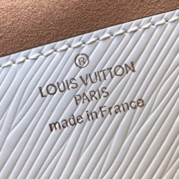 Replica Louis Vuitton White Floral Twist MM