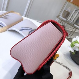 Replica Louis Vuitton Pale Pink Multicolor Floral Twist MM