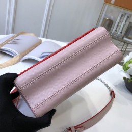 Replica Louis Vuitton Pale Pink Multicolor Floral Twist MM
