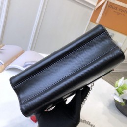 Replica Louis Vuitton Black Multicolor Floral Twist MM