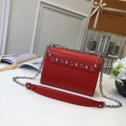 Replica Louis Vuitton Red Studded Twist MM