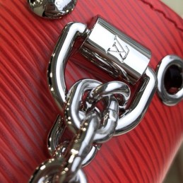 Replica Louis Vuitton Red Studded Twist MM