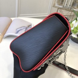 Replica Louis Vuitton Black Studded Twist MM