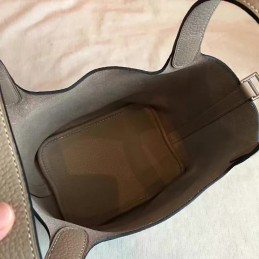 Replica Hermes Gray Picotin Lock 22 Bag