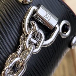 Replica Louis Vuitton Black Studded Twist MM