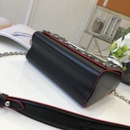 Replica Louis Vuitton Black Studded Twist MM