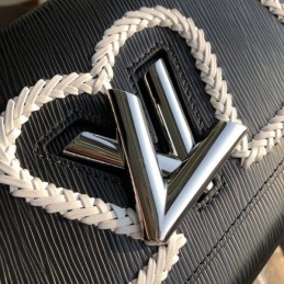 Replica Louis Vuitton Black White Heart Twist MM