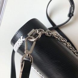 Replica Louis Vuitton Black White Heart Twist MM