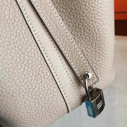 Replica Hermes Gray Picotin Lock 22 Bag