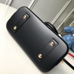 Replica Louis Vuitton Brown Damier Ebene Red Chevron Alma BB