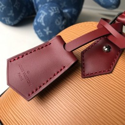 Replica Louis Vuitton Orange Black Trim Alma BB