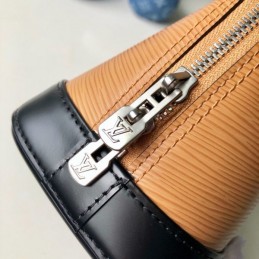 Replica Louis Vuitton Orange Black Trim Alma BB