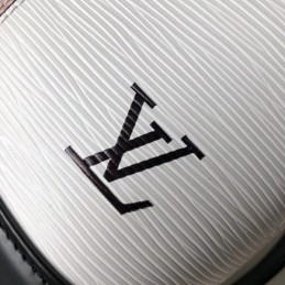 Replica Louis Vuitton White Black Red Stripe Alma BB