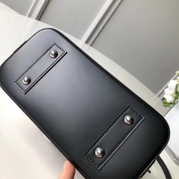Replica Louis Vuitton White Black Red Stripe Alma BB