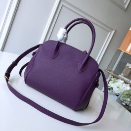 Replica Louis Vuitton Purple Textured Milla PM