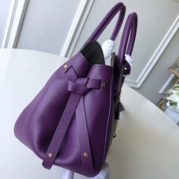 Replica Louis Vuitton Purple Textured Milla PM