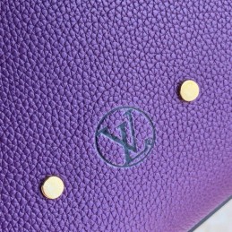 Replica Louis Vuitton Purple Textured Milla PM