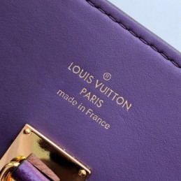 Replica Louis Vuitton Purple Textured Milla PM