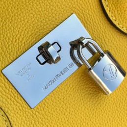 Replica Louis Vuitton Yellow Textured Milla PM