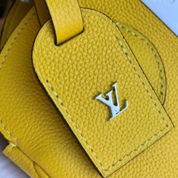 Replica Louis Vuitton Yellow Textured Milla PM