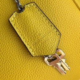 Replica Louis Vuitton Yellow Textured Milla PM