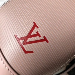 Replica Louis Vuitton Pale Pink Red White Stripe Alma BB