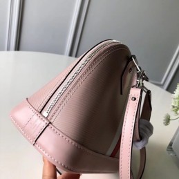 Replica Louis Vuitton Pale Pink Red White Stripe Alma BB