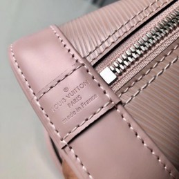 Replica Louis Vuitton Pale Pink Red White Stripe Alma BB