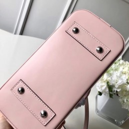 Replica Louis Vuitton Pale Pink Red White Stripe Alma BB