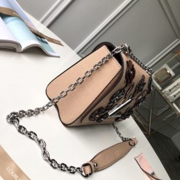 Replica Louis Vuitton Beige Floral Twist MM