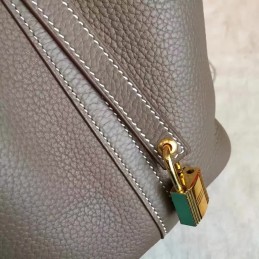 Replica Hermes Taupe Picotin Lock 22 Bag